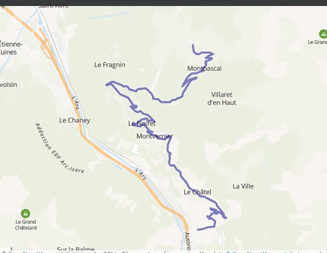 Col du Chaussy: strada da brividi delle Alpi - Mappa