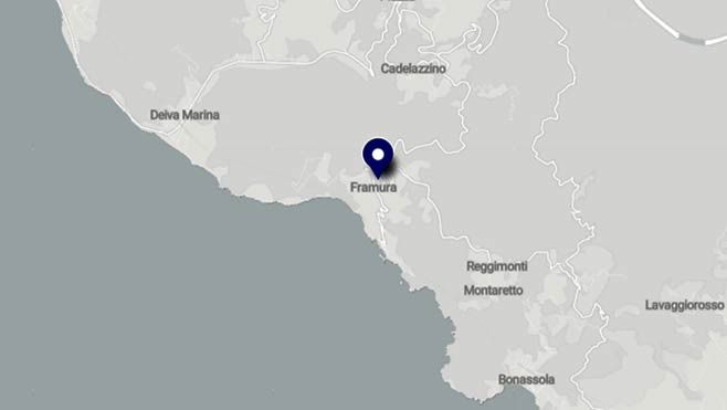 Cinque Terre: sull'incantevole strada sinuosa per Framura - Mappa