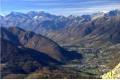 Veduta aerea della Val Vigezzo