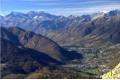 Veduta aerea della Val Vigezzo