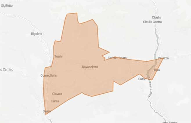 Zoncolan e Panoramica delle Vette splendide Alpi Carniche - Mappa minitour