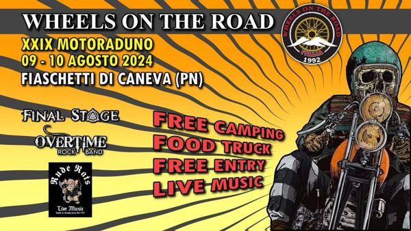 Motoraduni 29° MOTORADUNO WHEELS ON THE ROAD