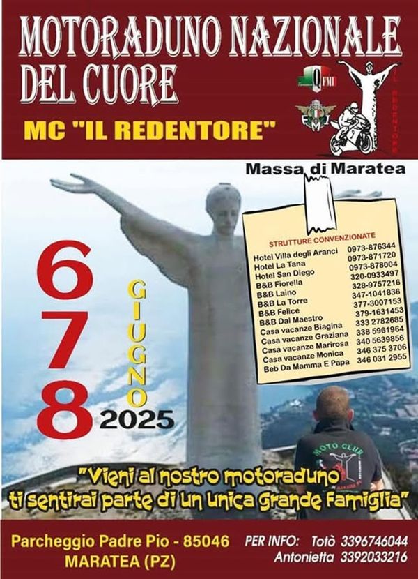 Motoraduni MOTORADUNO DEL CUORE 2025