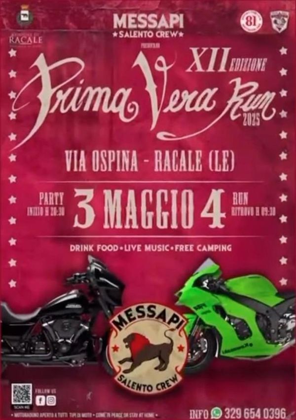 Motoraduni XII° PRIMA VERA RUN