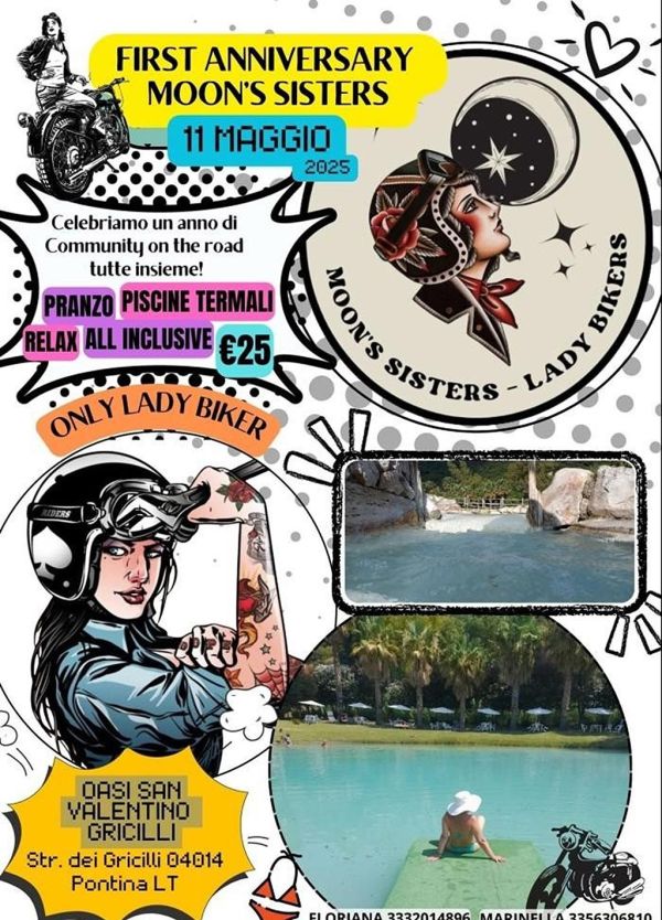 Motoraduni FIRST ANNIVERSARY MOON'S SISTER