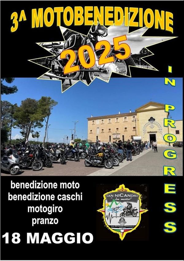 Motoraduni 3° MOTOBENEDIZIONE 2025