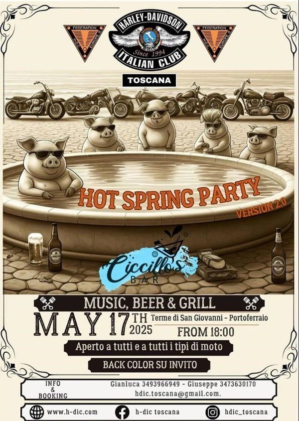 Motoraduni HOT SPRING PARTY