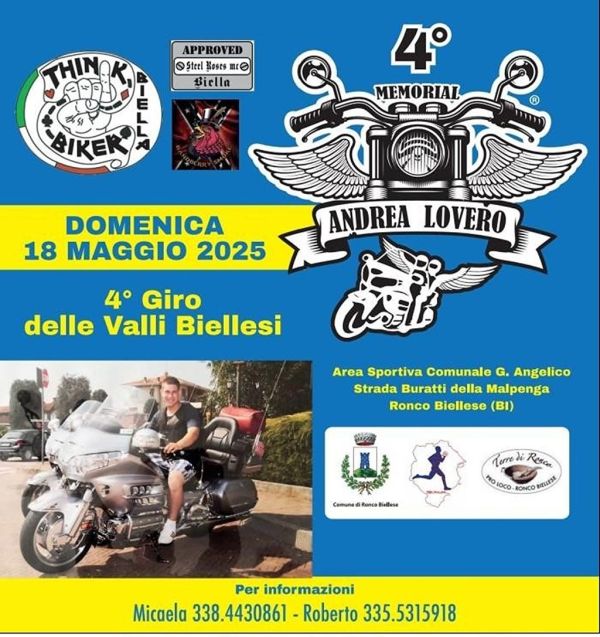 Motoraduni 4° GIRO DELLE VALLI BIELLESI - 2025