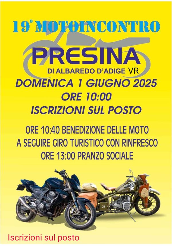 Motoraduni 19° MOTOINCONTRO, ANTICA SAGRA PRESINA