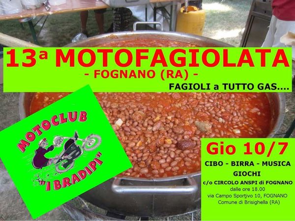 Motoraduni 13ª MOTOFAGIOLATA