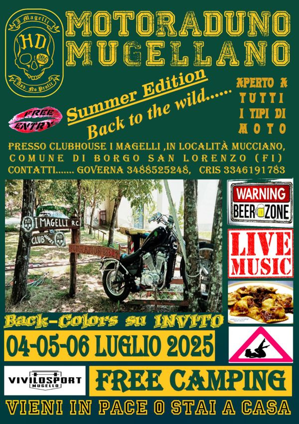 Motoraduni  MOTORADUNO MUGELLANO SUMMER EDITION