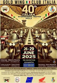 Motoraduni_40° GOLDWING ITALIAN INTERNAZIONAL TREFFEN