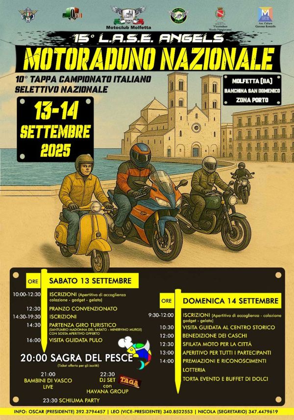 Motoraduni  MOTORADUNO NAZIONALE 15^ L.A.S.E. ANGELS