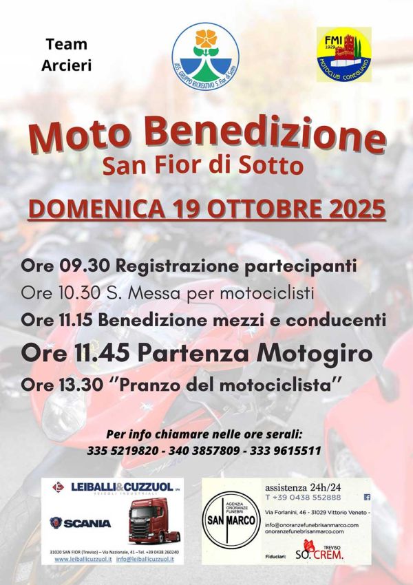 Motoraduni Moto Benedizione Team Arcieri