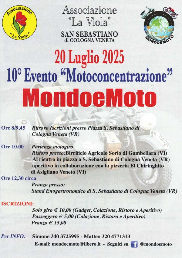 Motoraduni 10° EVENTO MOTOCONCENTRAZIONE