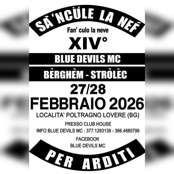 Motoraduni XIV° SA’ NCÜLE LA NEF 2026