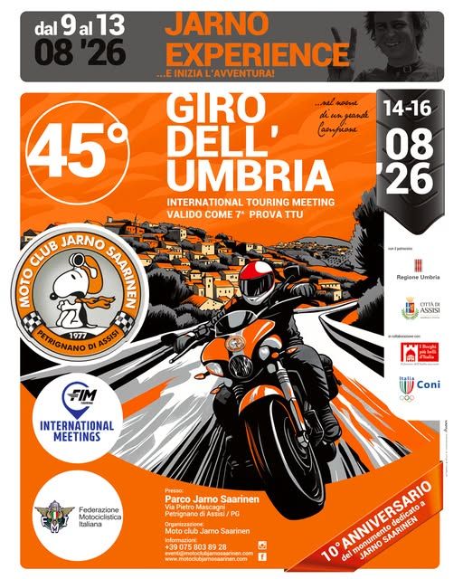 Motoraduni 45° giro D'ell'Umbria