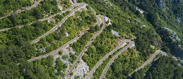 Strade avventura in moto: Strada Serpentine da brividi - Cetinje - Kotor - Montenegro