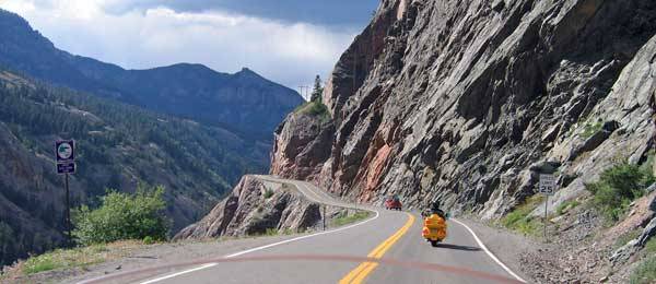 Strade avventura in moto: Million Dollar Highway in Colorado 