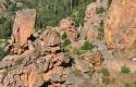 Foto 6 La strada D81 in Corsica tra le rocce dei Calanchi di Piana