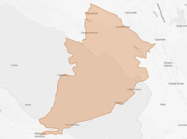 Monti Simbruini: alla scoperta delle Alpi di Roma - Mappa