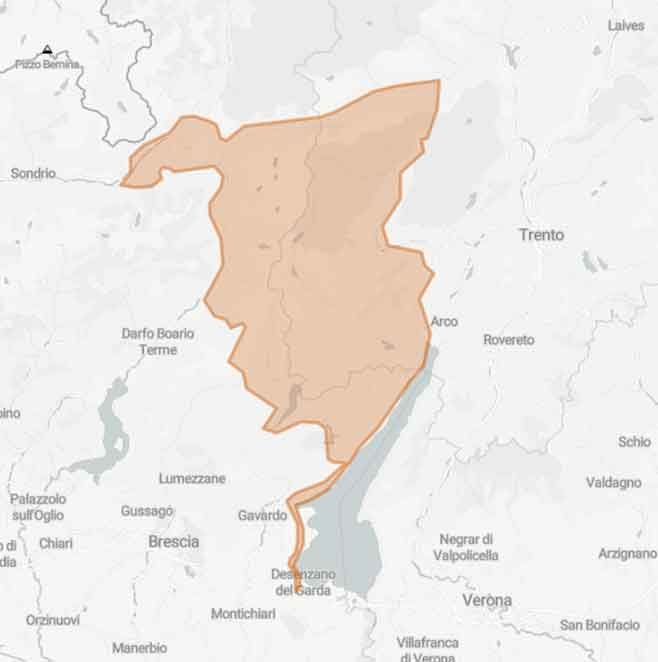 Passi delle Alpi le curve e i tornanti del Foppa Mortirolo - Mappa