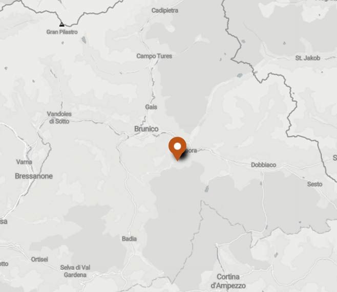 Passo Furcia Dolomiti: in moto tra Val Badia e val Pusteria - Mappa
