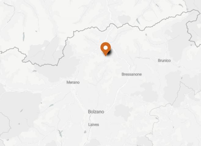 Alto Adige in moto: Passo Pennes e Val Sarentino - Mappa