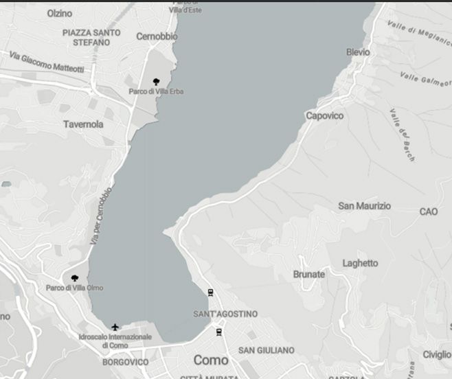In Moto sulla SS340, l'antica via Regina del lago di Como - Mappa