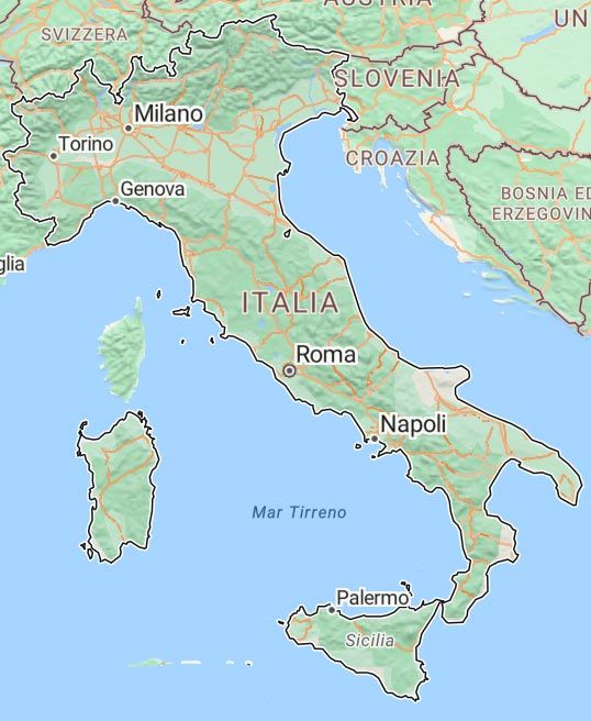 Le Strade Italiane che Ogni Motociclista Deve Percorrere - Mappa