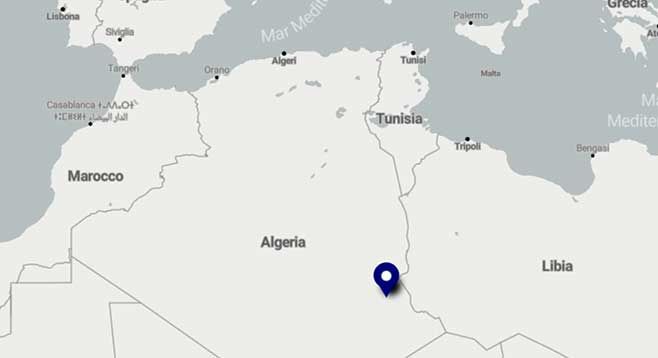 Nel Sahara alla scoperta del Tassili n'Ajjer e dell'Ahaggar - Mappa