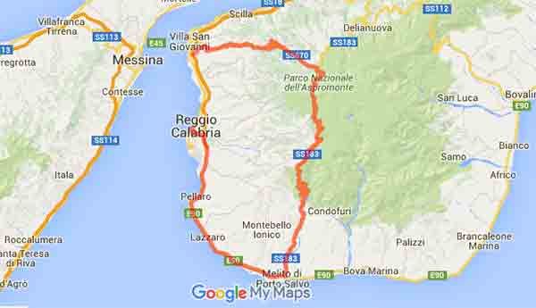 Passeggiata in Aspromonte, il paradiso della Calabria - Mappa