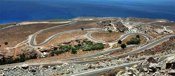 Isola di Creta, la costa nord - occidentale e Chora Sfakion