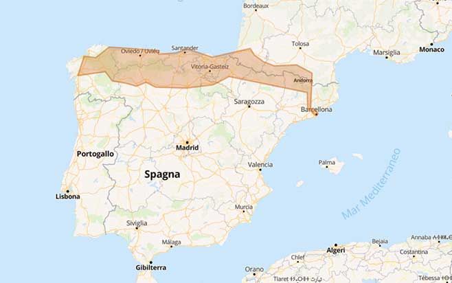 Cammino di Compostela fra misticismo e panorami mozzafiato - Mappa