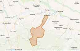 Appennino piacentino in moto tra curve e panorami mozzafiato - Mappa