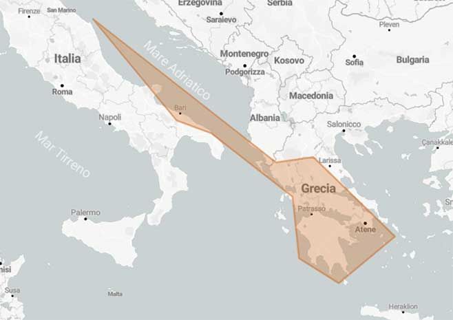  Grecia dalle Meteore al Peloponneso tra curve e storia - Mappa