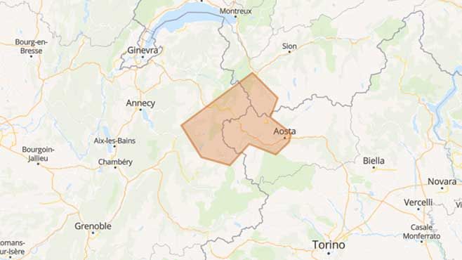 Valle del Gran San Bernardo in moto, iconico percorso alpino - Mappa