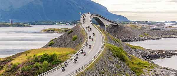 Tour in moto: Moto avventura sulla mitica Atlantic Ocean Road-Nrvegia