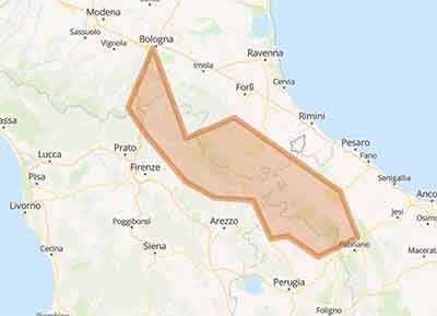 La Sfida dei 9 Colli: Solo per Chi Ha il Gas nel Sangue - Mappa