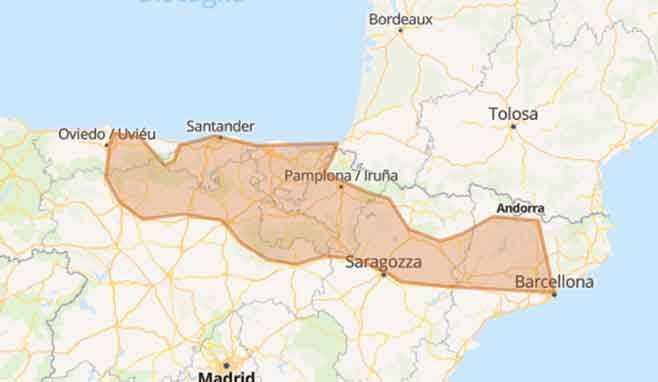Cantabria e Asturie in moto tra canyon e passi da brividi - Mappa