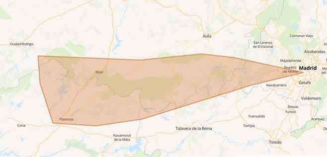 Viaggio nella Spagna più selvaggia di Gredos e Las Hurdes - Mappa